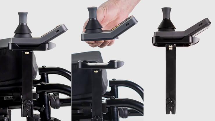 Joystickhouder met quick release-functie