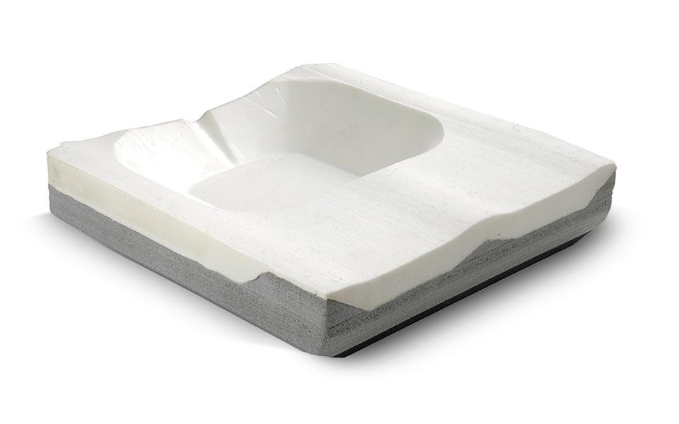 Meerlaagse contour foambasis